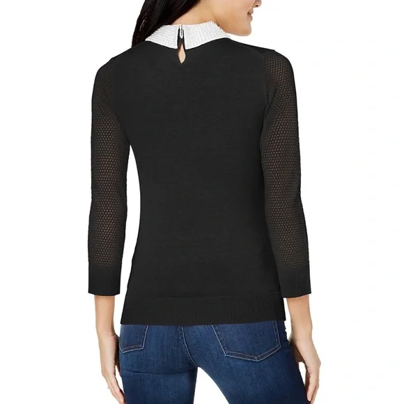 Maison Jules Pearl Collar Sweater - Picture 2 of 7